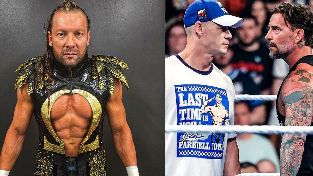 Kenny Omega is a part of AEW while John Cena &amp; CM Punk are WWE superstars (Image via Kenny Omega