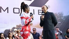 Lewis Hamilton's 4-word reply to a fan shouting 'love you Lewis' during the "F1: The movie" premiere
