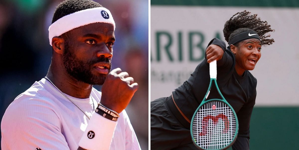 Hailey Baptiste and Frances Tiafoe at the French Open - Image Source: Getty 