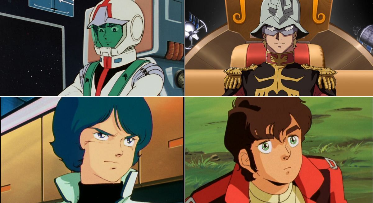Some of the famous Newtypes in Mobile Suit Gundam (Image via Studio Sunrise)