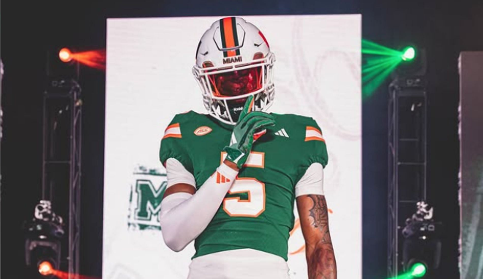 Tristen Kets at Miami (source: IG/ 5ways.tk)