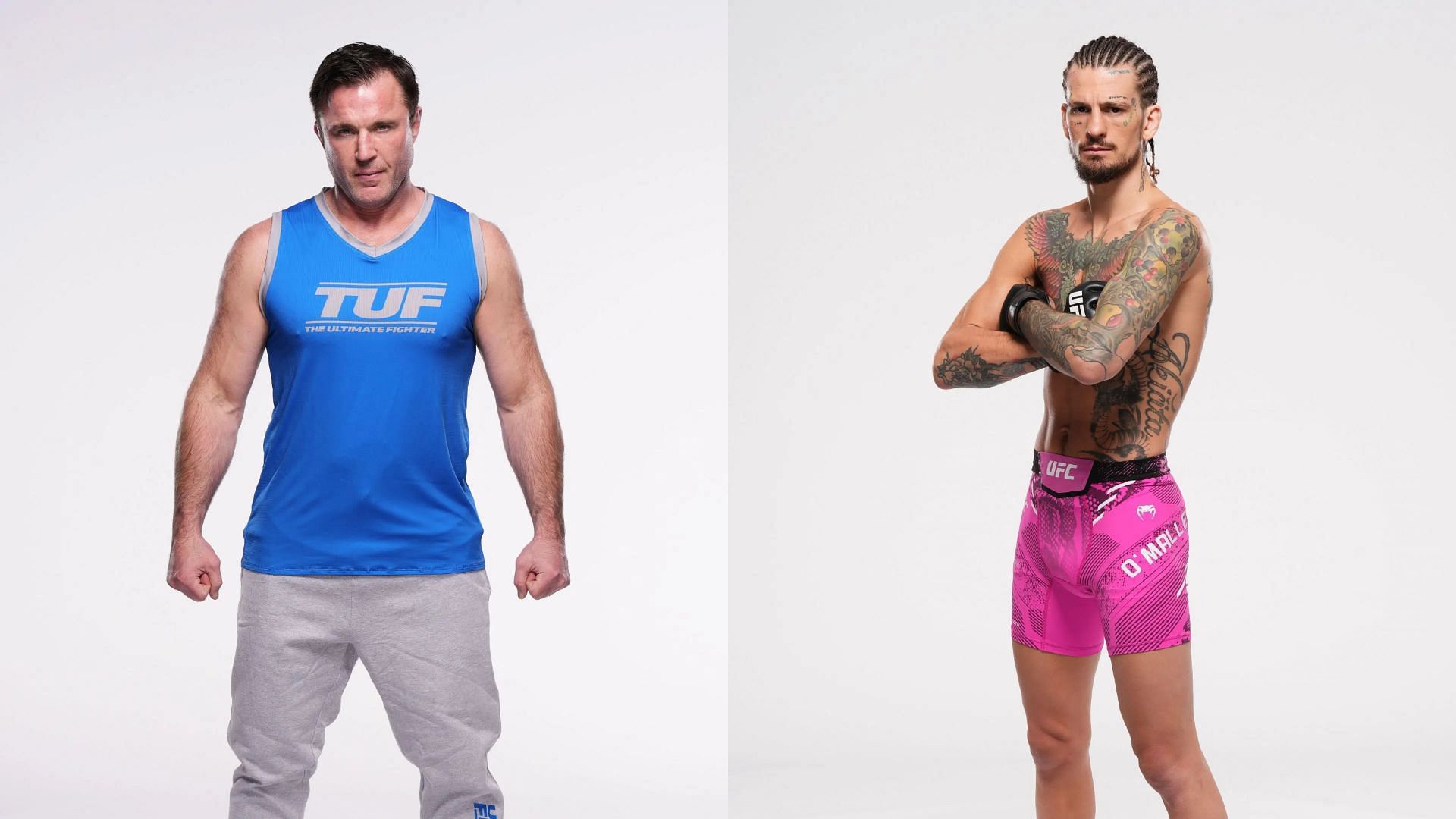 Chael Sonnen (left) discusses potential options for Sean O