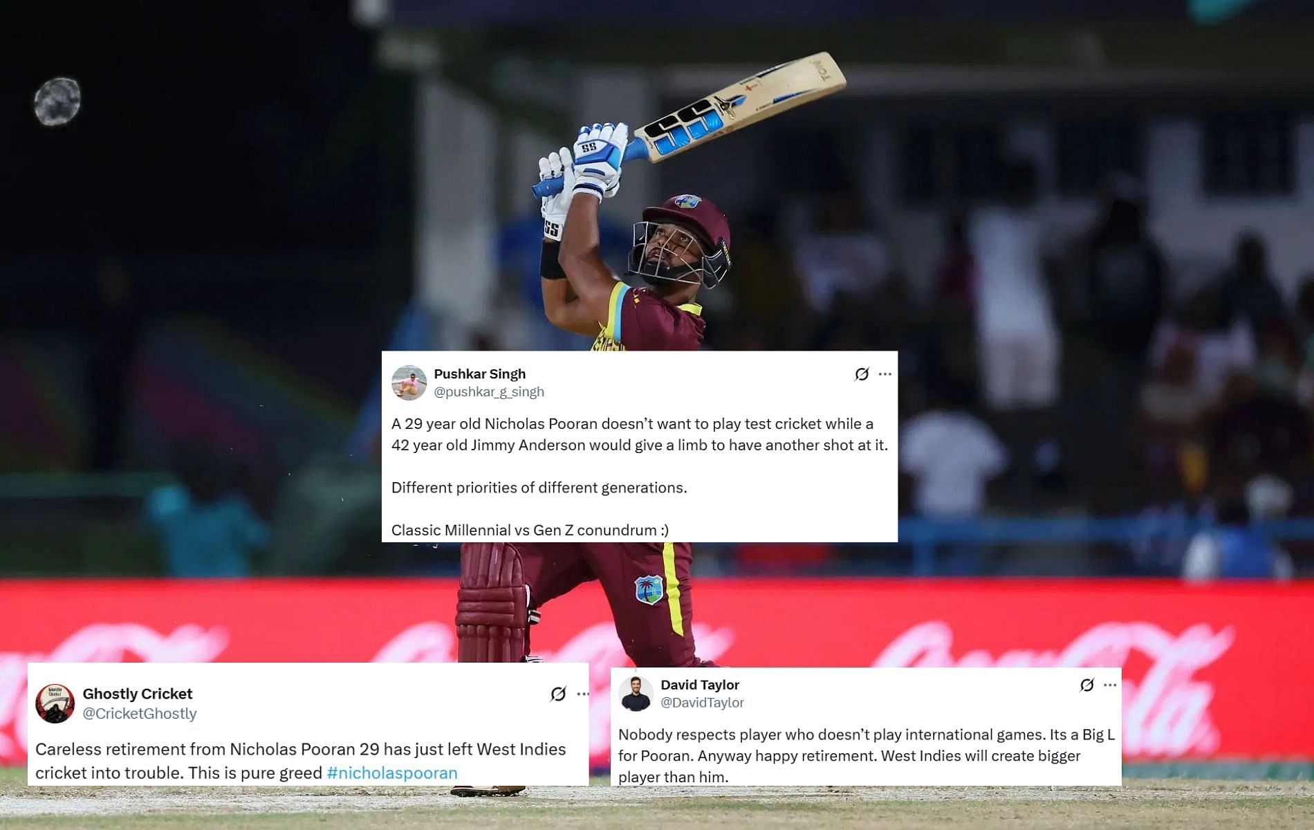 [Image Credit: Getty. @DavidTaylor, @CricketGhostly, @pushkar_g_singh X handles]