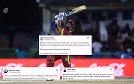 "This is pure greed" - Fans react to Nicholas Pooran's shocking retirement from international cricket after IPL 2025