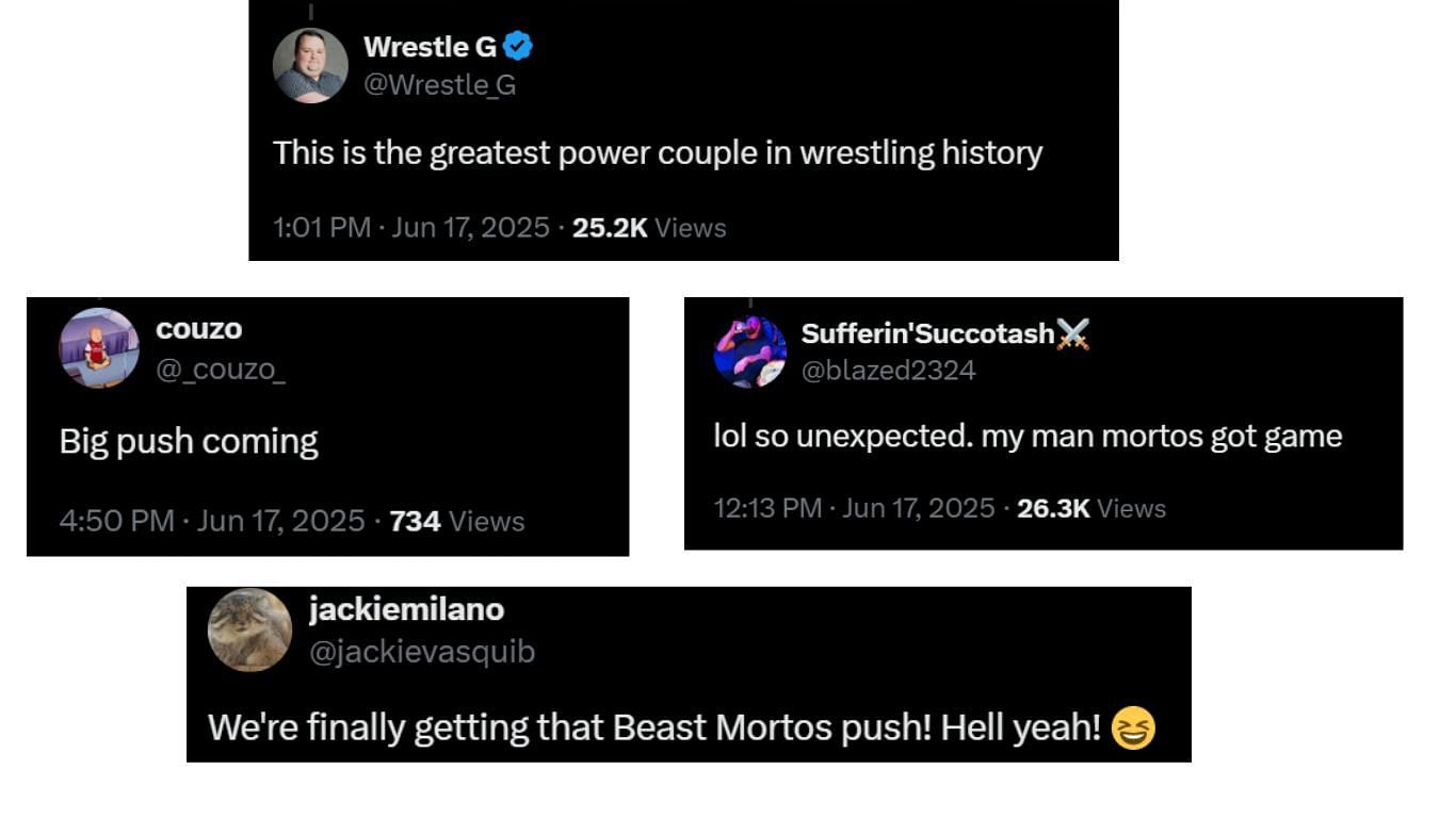 Fan reactions [ Images taken from X ]