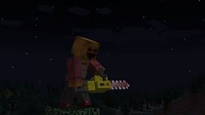 This Minecraft horror mod adds a psycho hunter to kill you