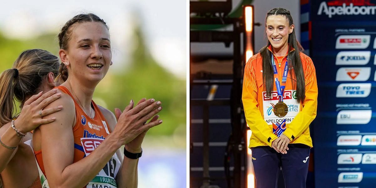 Femke Bol  dominates the 400m race at the European Athletics Team Championships. (Images by Getty)