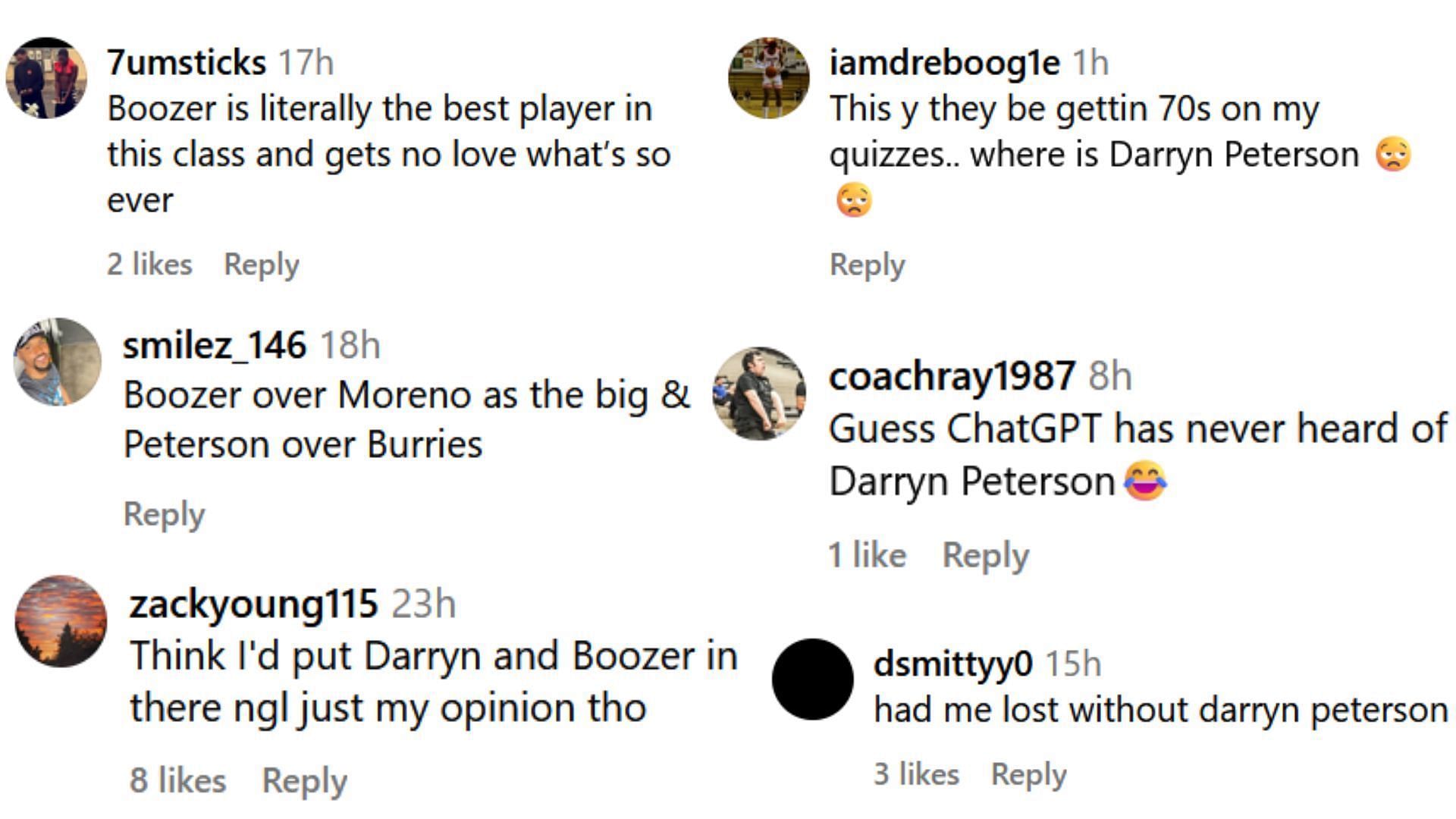 Image via the comments of the Instagram post.