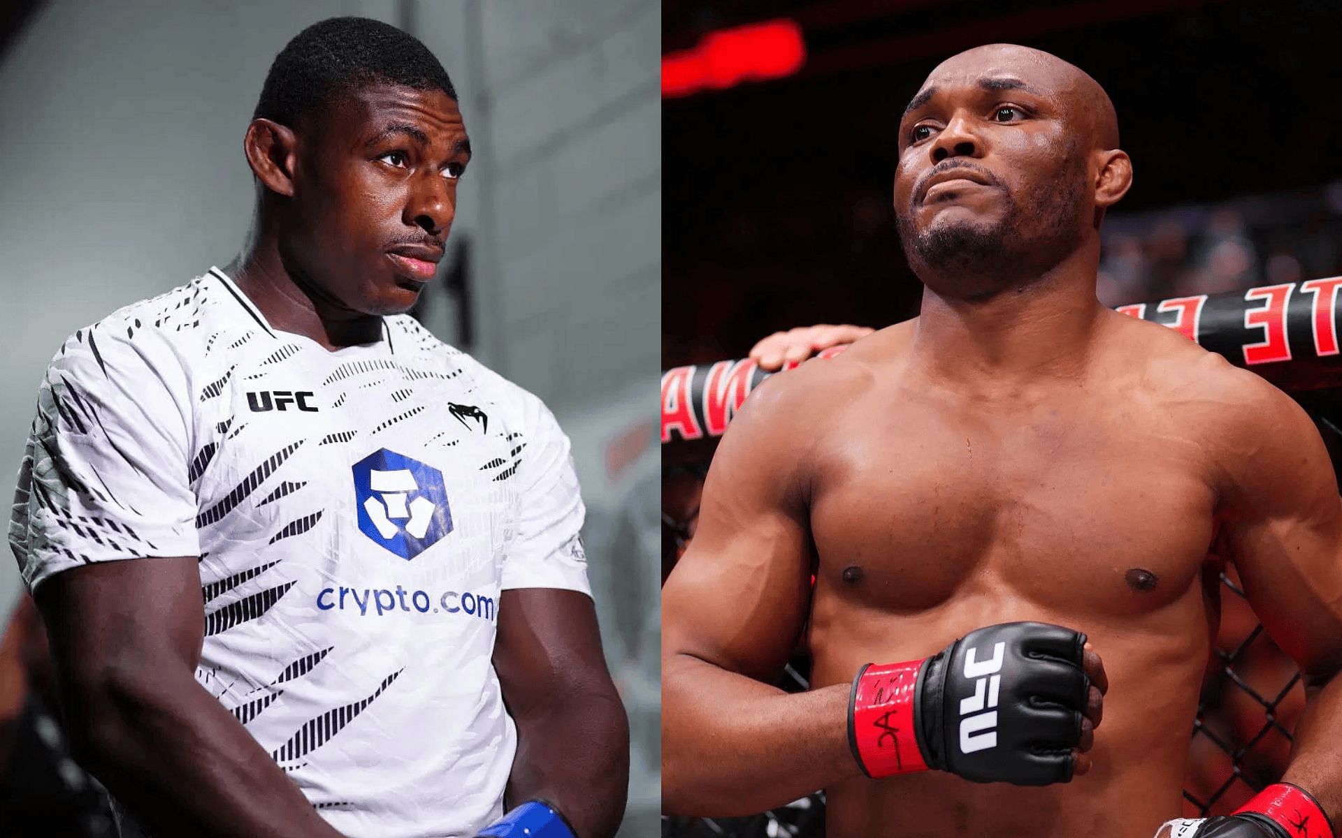 Joaquin Buckley (left) wishes to train with Kamaru Usman (right). [Images courtesy: Getty]