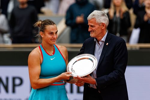 Sabalenka at the 2025 French Open - Day Fourteen - Source: Getty