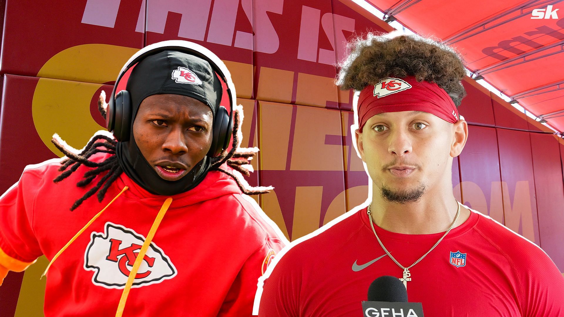 Patrick Mahomes makes feelings known on Hollywood Brown&rsquo;s 