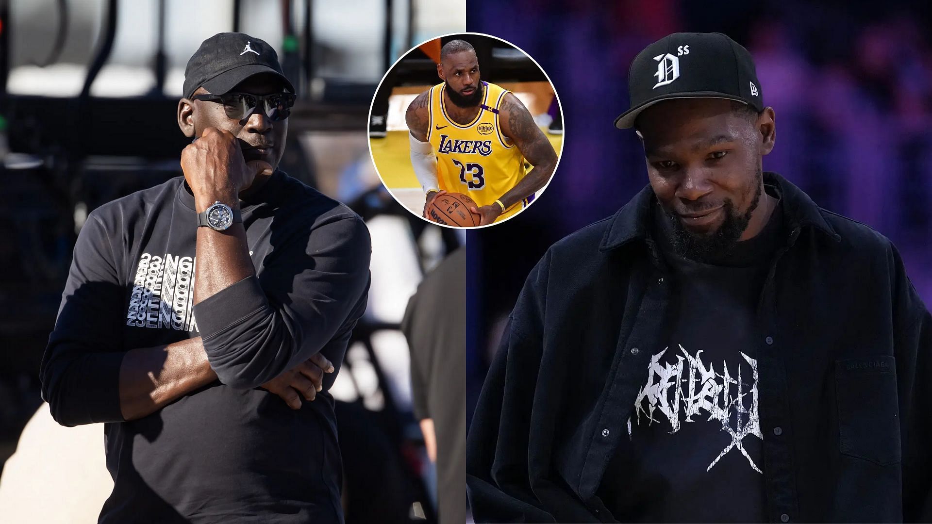 Kevin Durant reacts to Michael Jordan