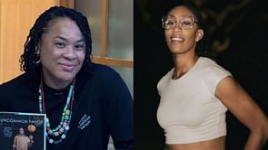 $12,000,000 worth Dawn Staley shouts out WNBA star A'ja Wilson as young hoopers turn up in A'Ones during camp