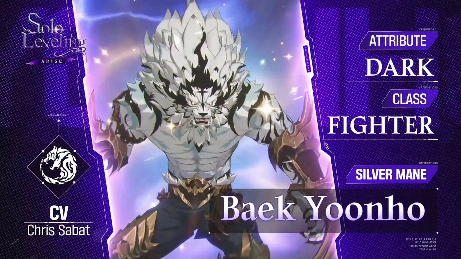 Silve Mane Baek Yoonho (Image via Netmarble)