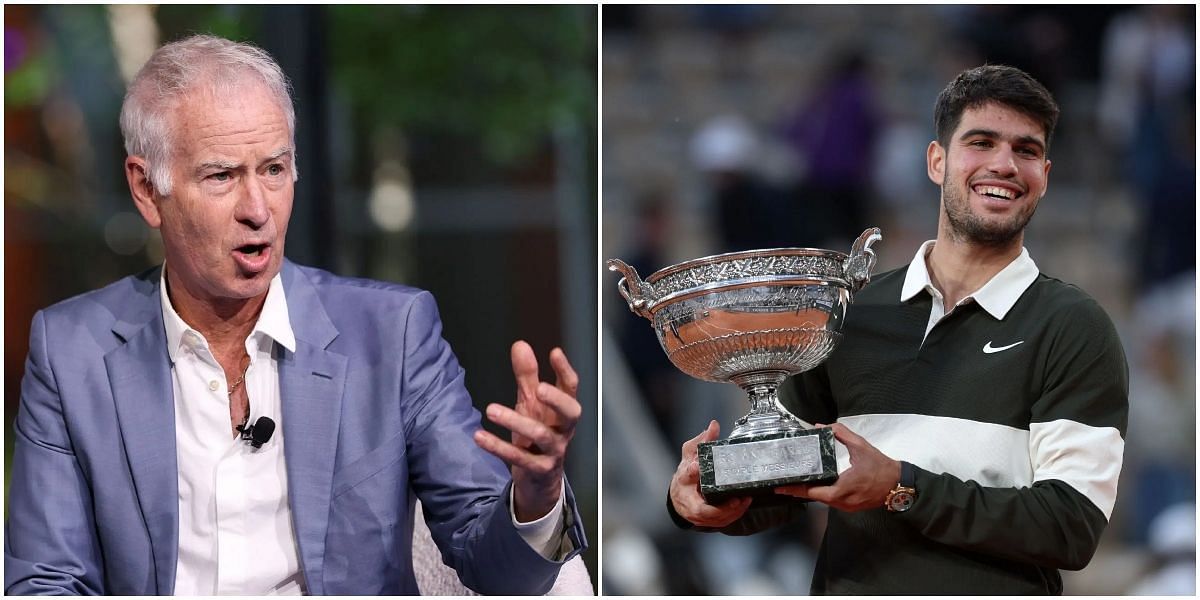 John McEnroe and Carlos Alcaraz