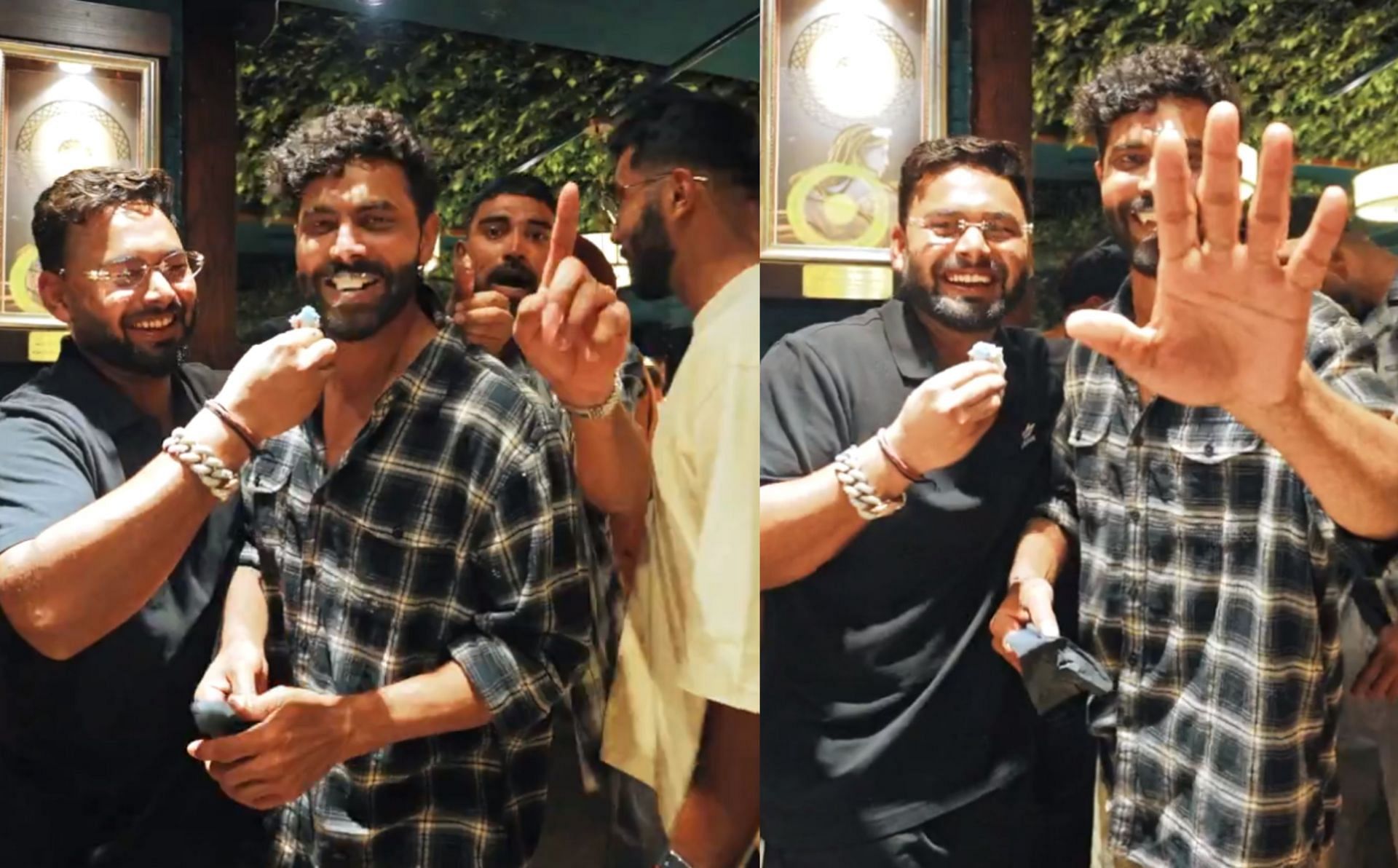 Ravindra Jadeja with his Indian Teammates during 2024 WC celebrations in Birmingham. (Images: BCCI/X)