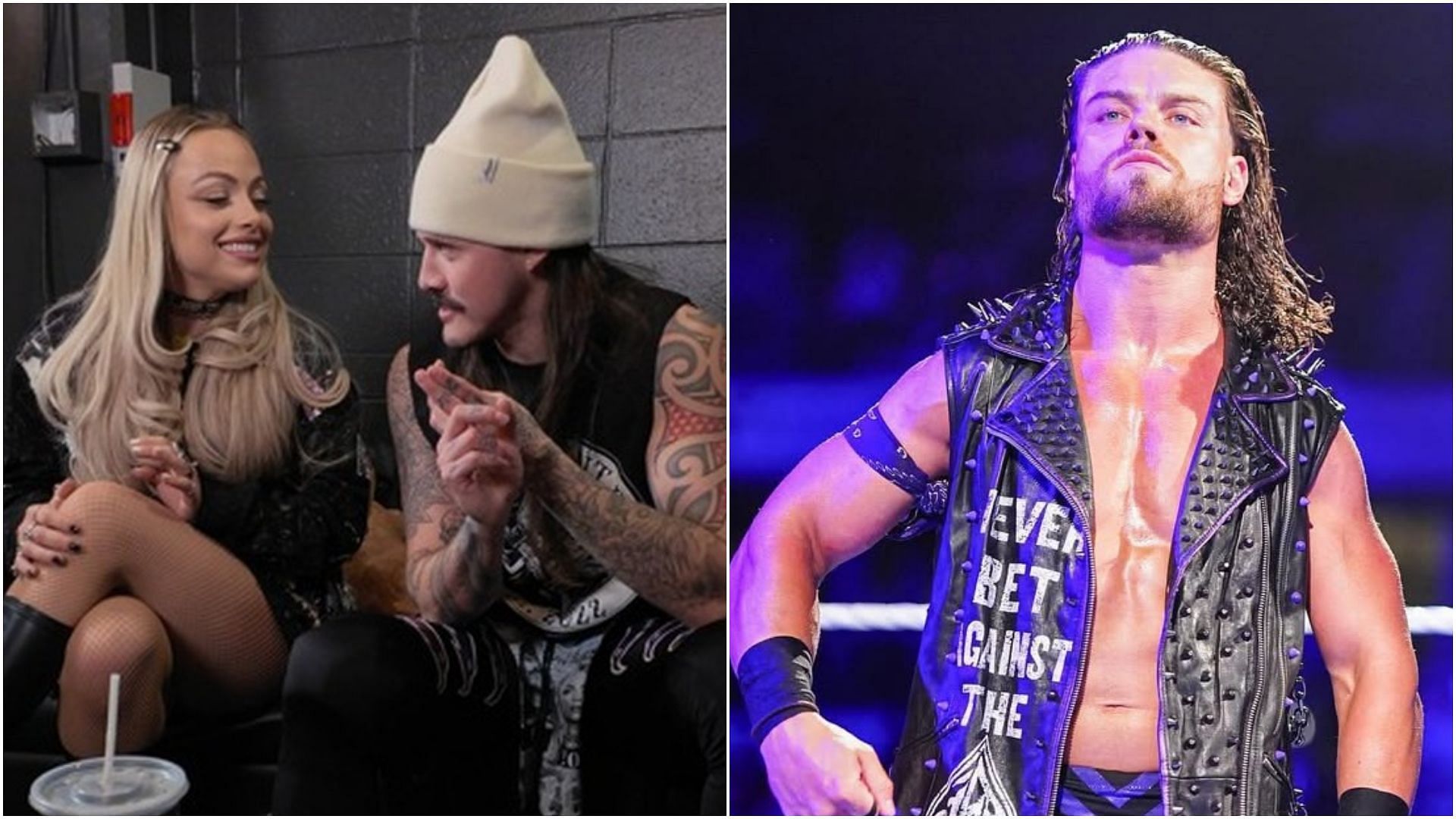 Liv Morgan and Dominik Mysterio (left), JD McDonagh (right). [Images from the star