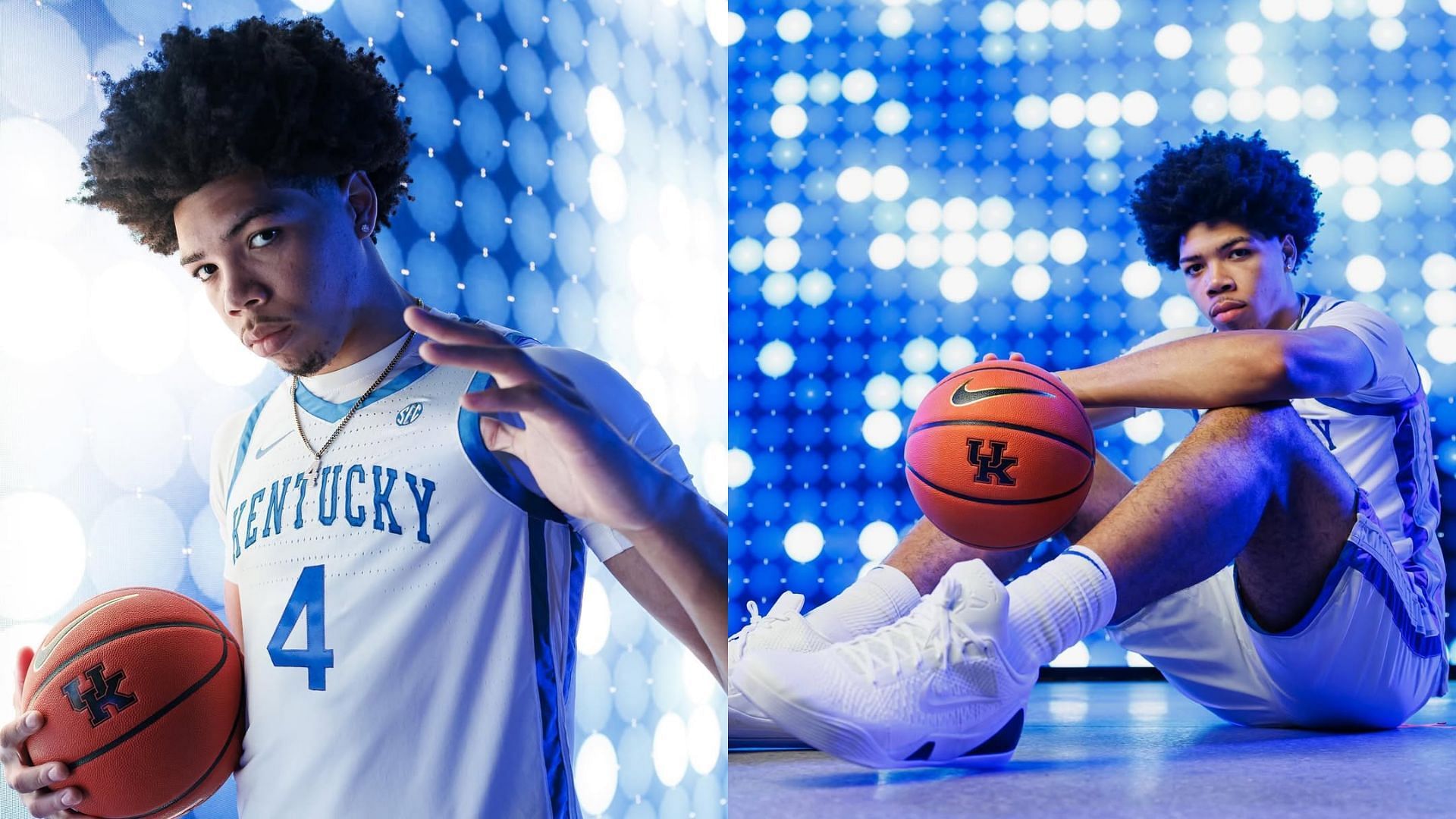Tyran Stokes in a Kentucky Wildcats jersey. - Source: @_thetyranstokes on Instagram