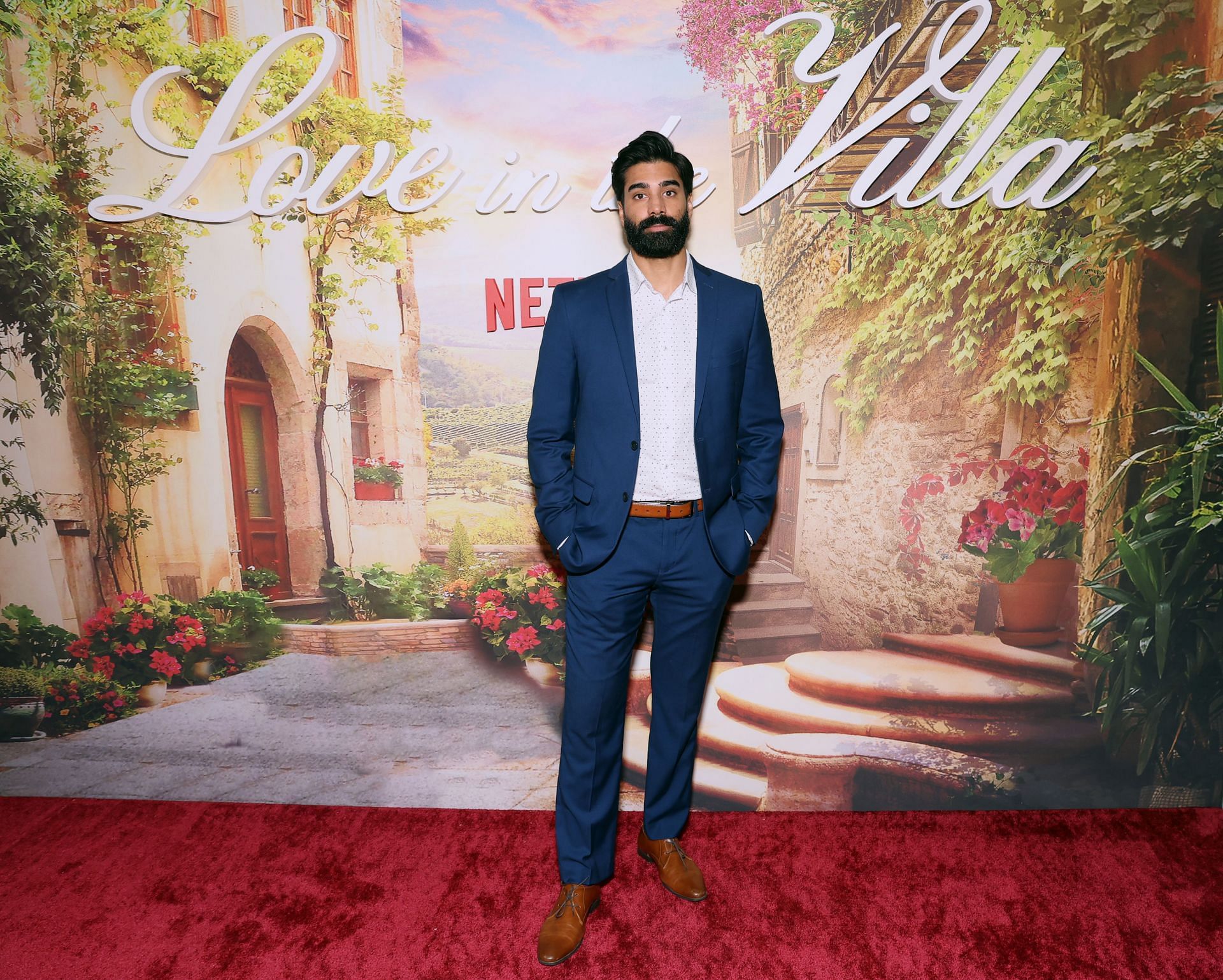 Raymond Ablack attends the Love In The Villa LA Special Screening (Photo by Jesse Grant/Getty Images for Netflix)