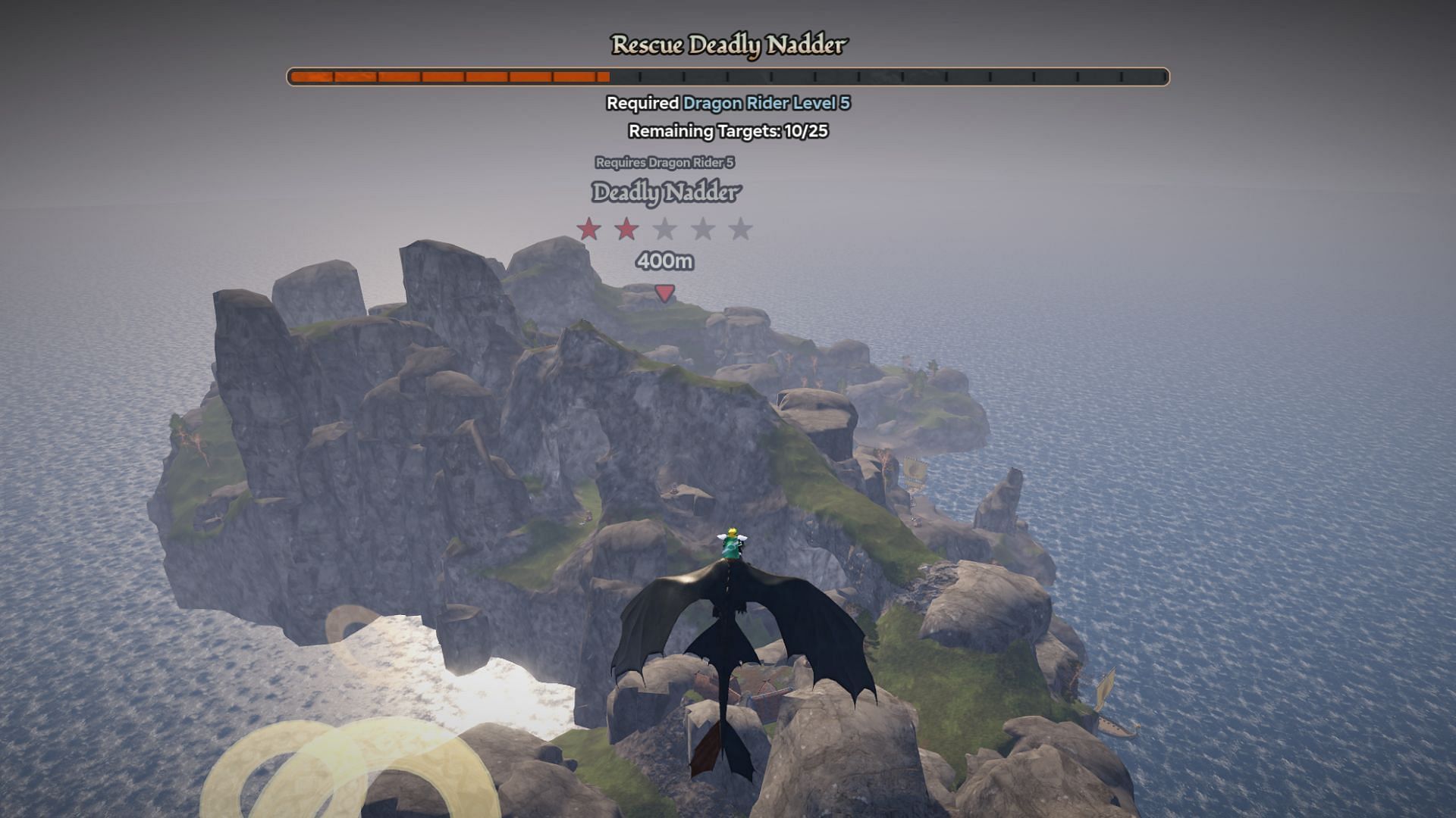 The island is protected by deadly weapons (Image via Roblox)