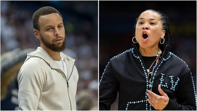 PHOTOS: Steph Curry and Dawn Staley lead star-studded celebrity attendance at Chase Center for Golden State Valkyries game