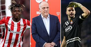 "They have to do things" - LaLiga president claims Barcelona cannot register Joan Garcia and Nico Williams without key changes