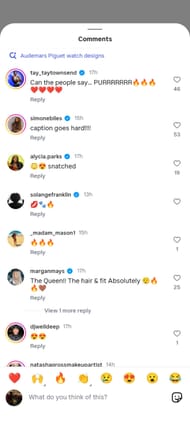 Audemars Piguet IG Story | Source: Audemars Piguet Instagram/@audemarspiguet