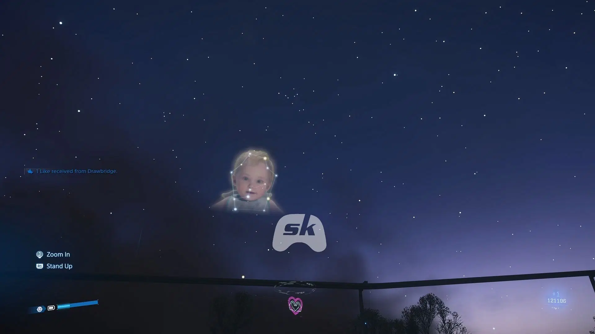 Lou&#039;s outline (Image via Sportskeeda Gaming || Sony Interactive Entertainment)