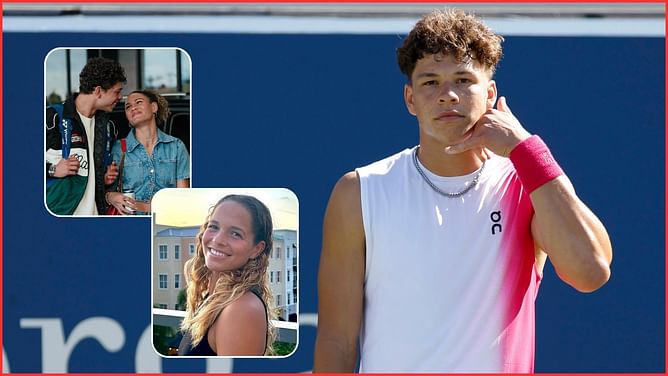 Ben Shelton's girlfriend Trinity Rodman and sister Emma react to American breaking into Top 10 of ATP rankings
