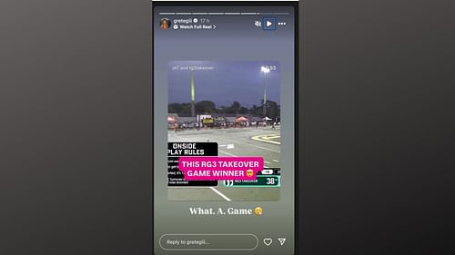 Robert Griffin III’s wife Grete sends 3-word message as he knocks off Cam Newton’s star-studded C1N team (ig)