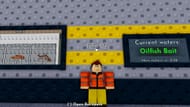 Sell the Oil Rig fish to this NPC to get Oil currency (Image via Roblox)