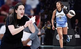 "Y’all are just so damn delusional": A'ja Wilson’s friend goes off on Caitlin Clark stans for discrediting Angel Reese