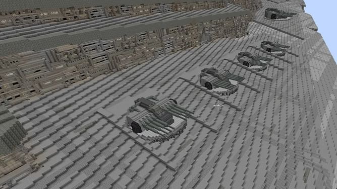 Minecraft fan recreates Imperial II-class Star Destroyer from Star Wars in 1:1 scale