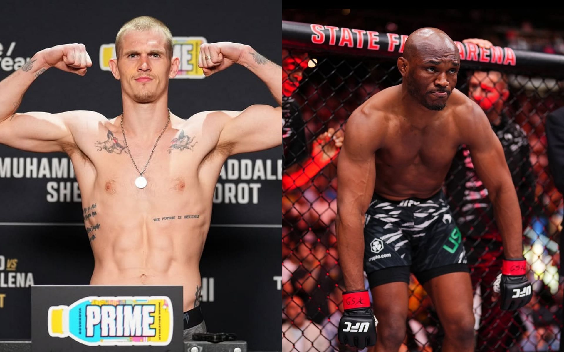 Ian Machado Garry (left) is ready to face Kamaru Usman (right). [Images courtesy: @iangarry and @usman84kg on Instagram]