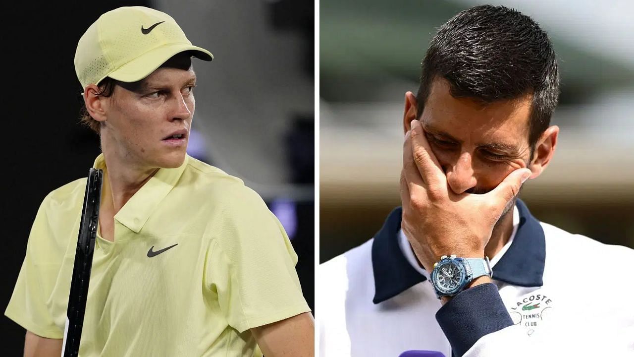 Novak Djokovic Jannik Sinner