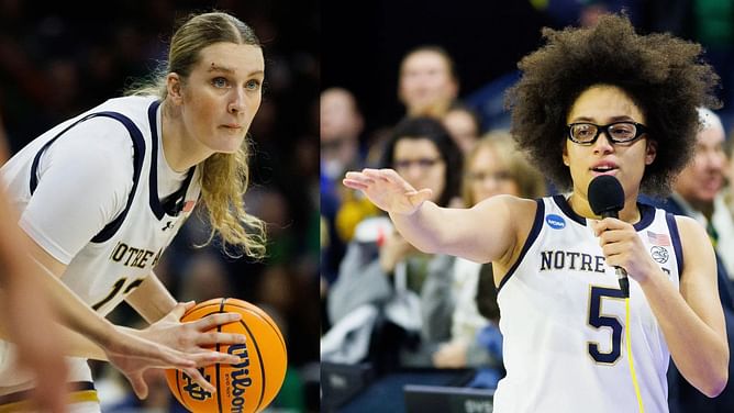 Notre Dame transfer Olivia Miles drops 2-word reaction as former teammate Kate Koval puts in a dominant display at the FIBA 3x3 Women's series