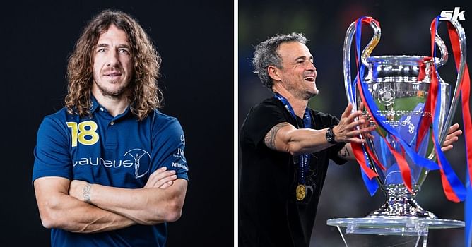 Barcelona legend Carles Puyol sends message to Luis Enrique after he guides PSG to emphatic Champions League final win vs Inter