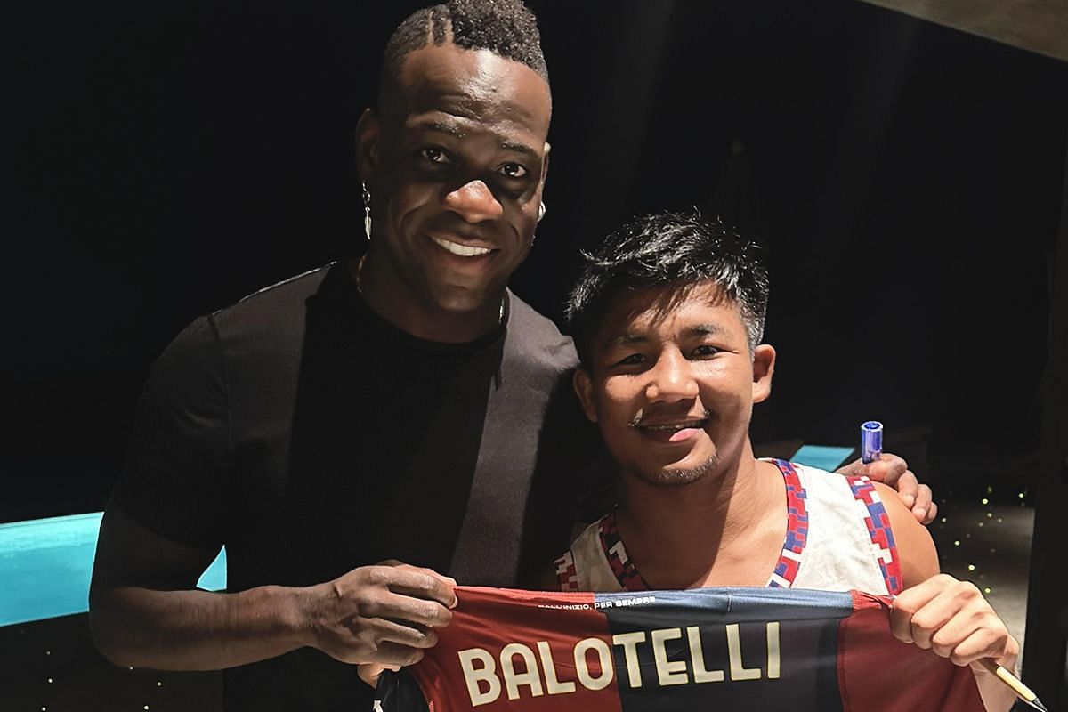 Mario Balotelli (left) and Rodtang (right). [Photo from ONE Championship]