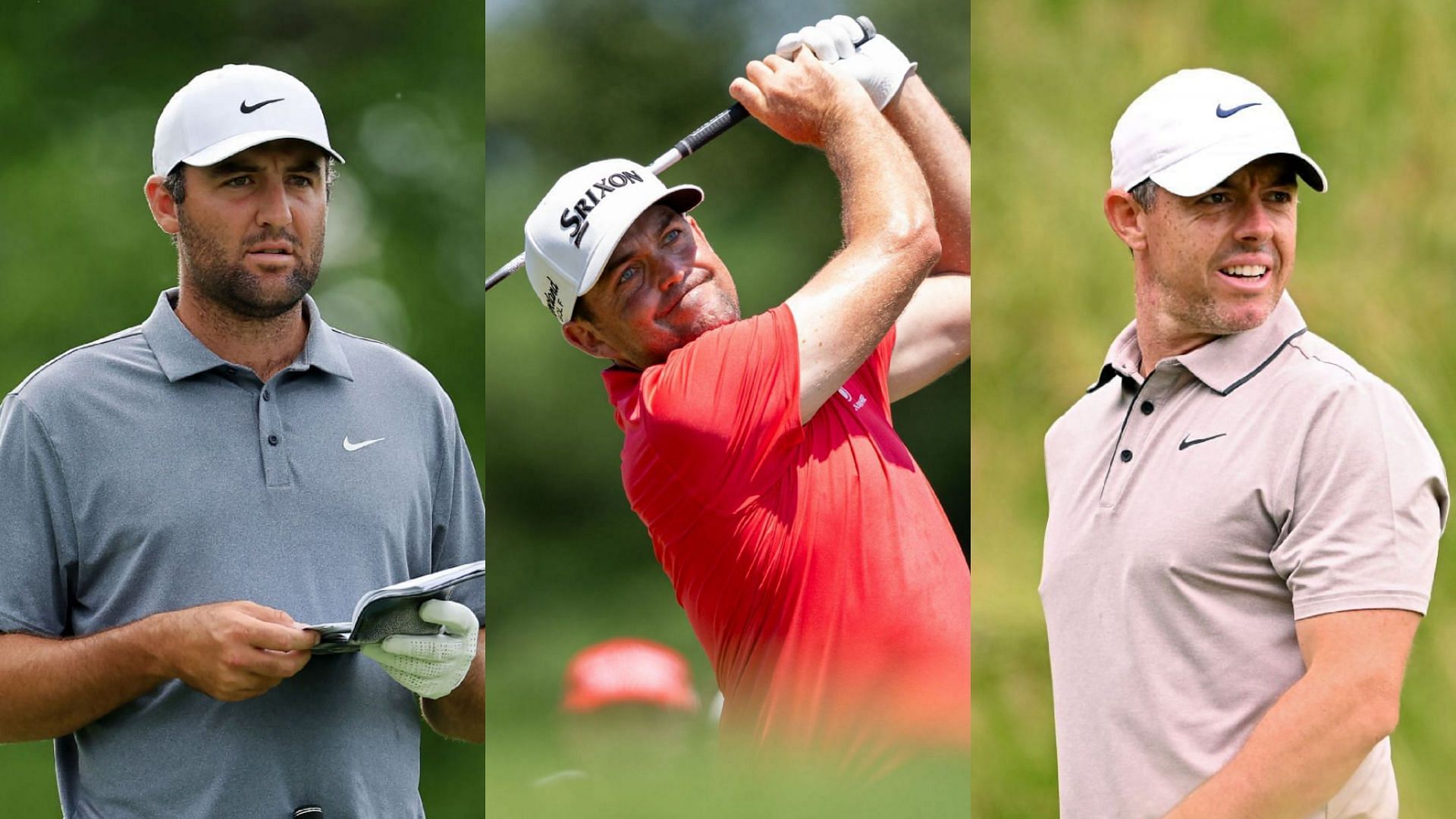 Keegan Bradley, Scottie Scheffler and Rory McIlroy/Source: Getty Images