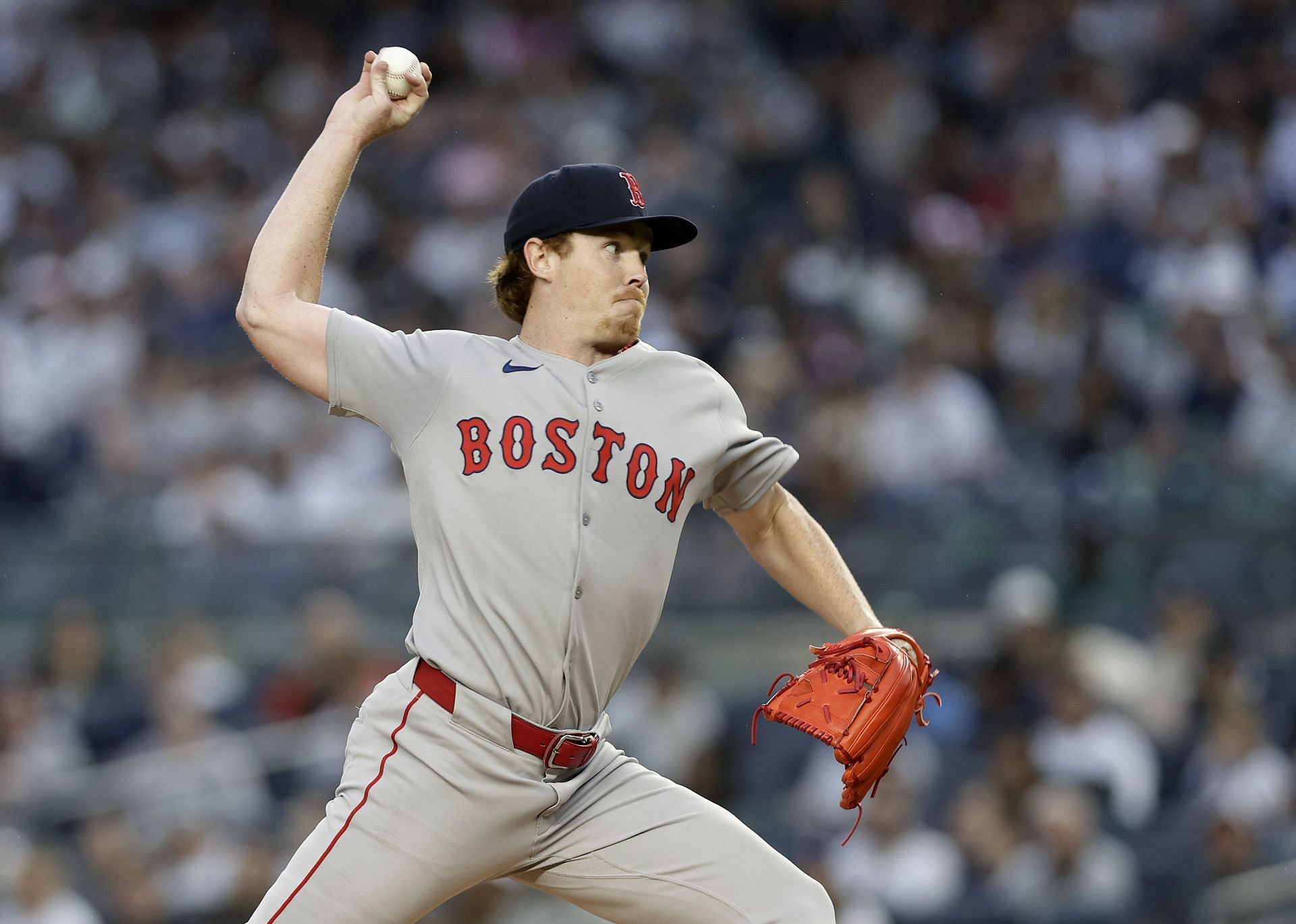 Hunter Dobbins in action against the New York Yankees - Source: Getty