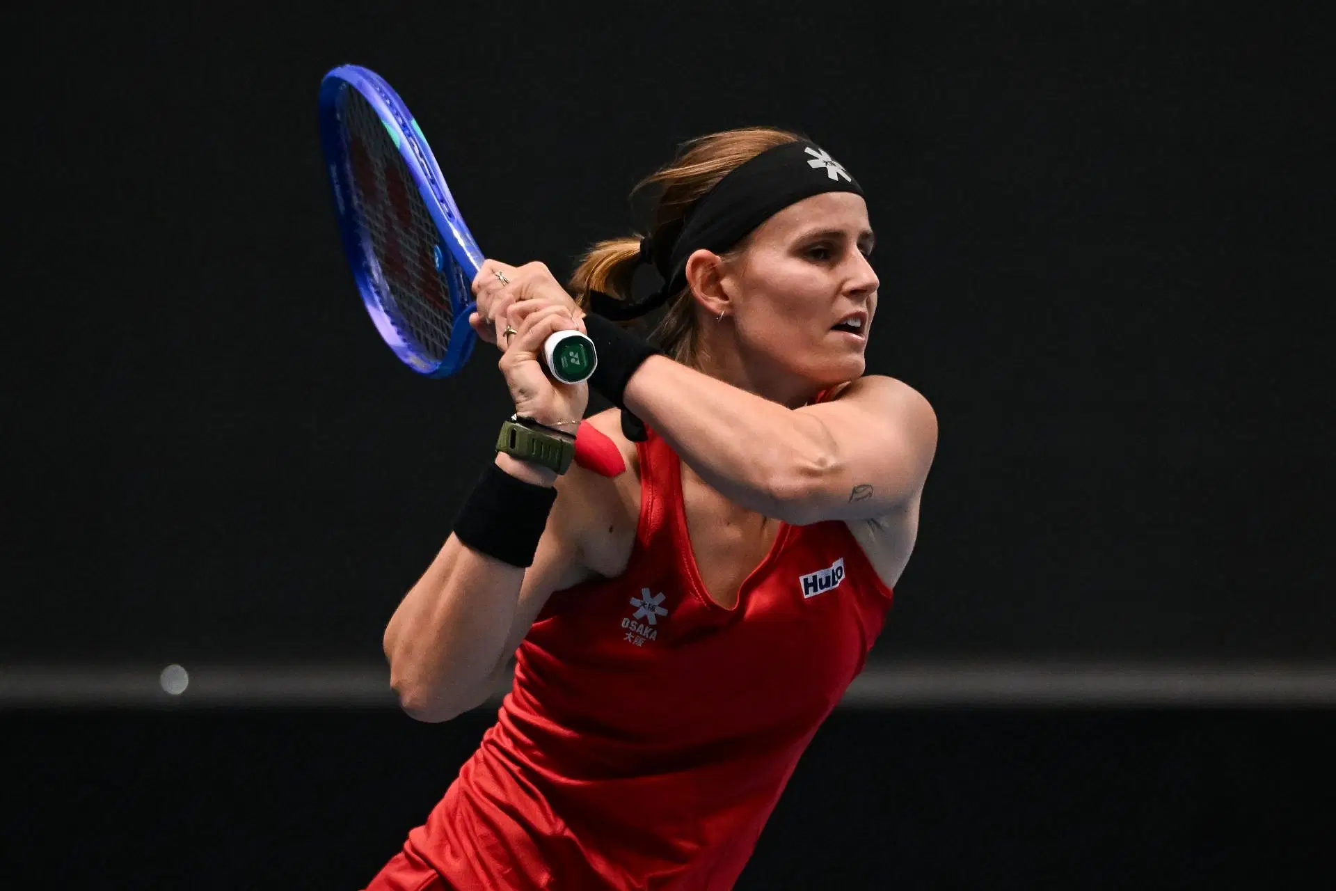 Greet Minnen at the Billie Jean King Cup 2025. (Photo: Getty)