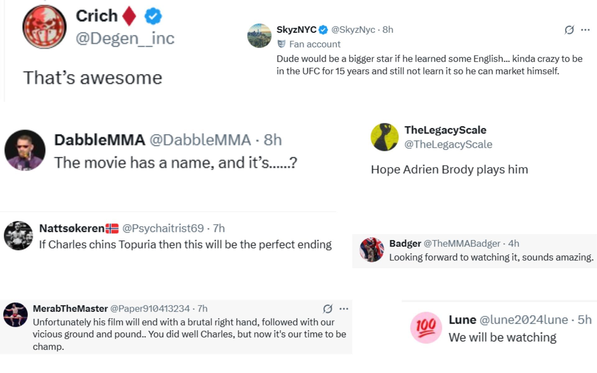 Fan reactions. [Screenshots courtesy: @ChampRDS on X]
