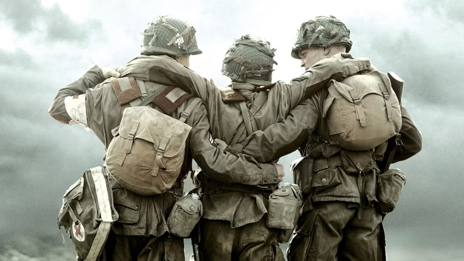 In Band of Brothers, an ensemble cast of over 100 actors brought the narrative to life (Image via HBO)