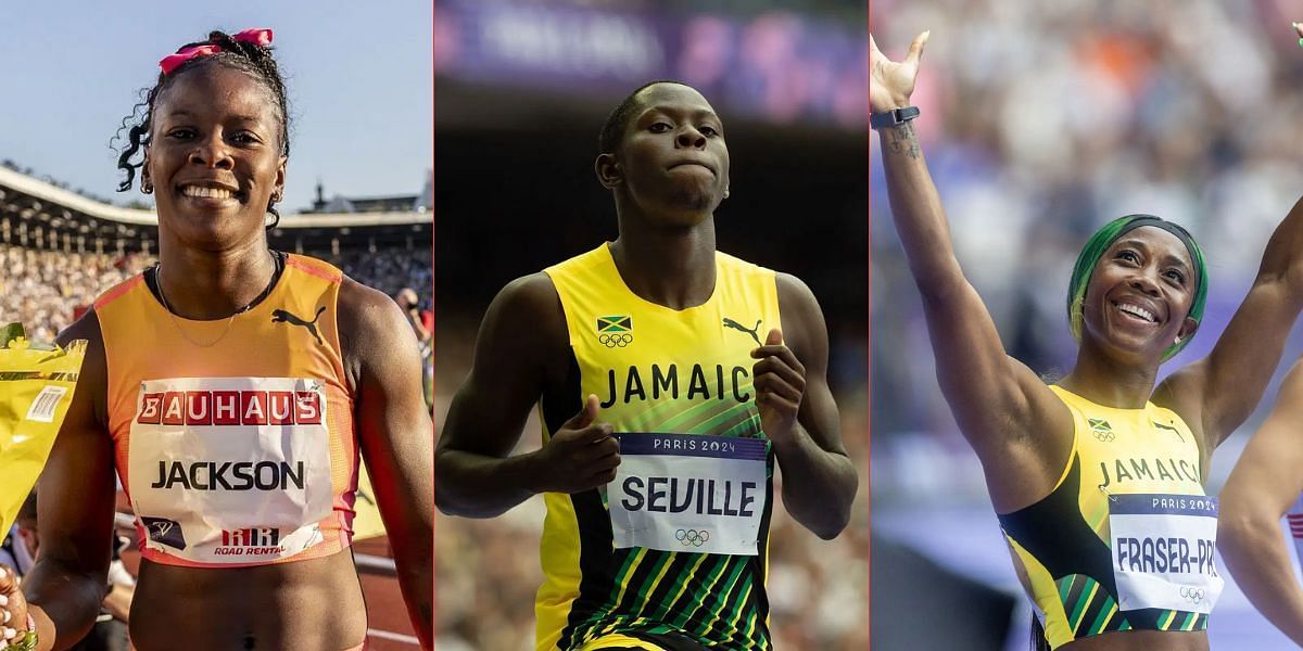 Shelly-Ann Fraser-Pryce is competing in her last national championships at Kingston Stadium. (Images by Getty)