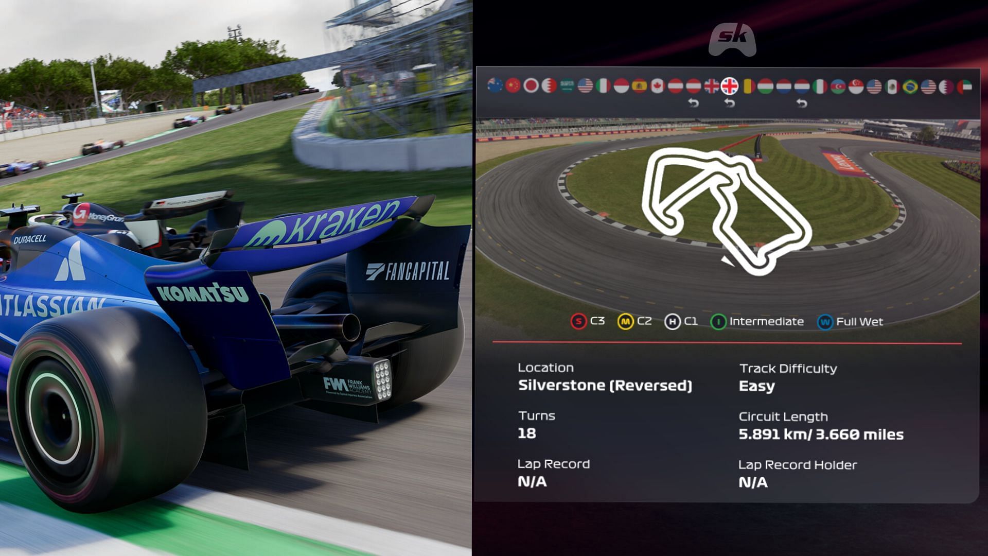 F1 25 British GP Reverse