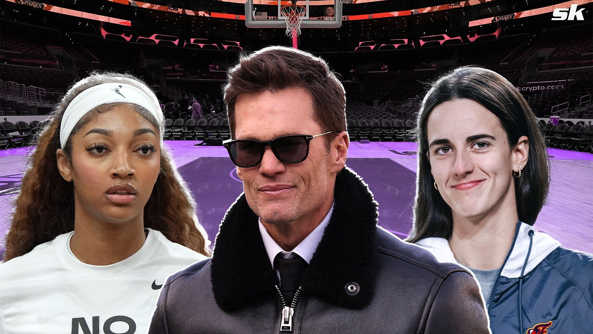 Tom Brady weighs in on Caitlin Clark and Angel Reese beef (source: Imagn)