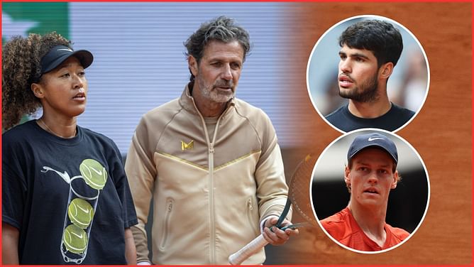 "Higher than level of Roger Federer, Rafael Nadal & Novak Djokovic" - Naomi Osaka's coach Patrick Mouratoglou makes bold claim about Sinner & Alcaraz
