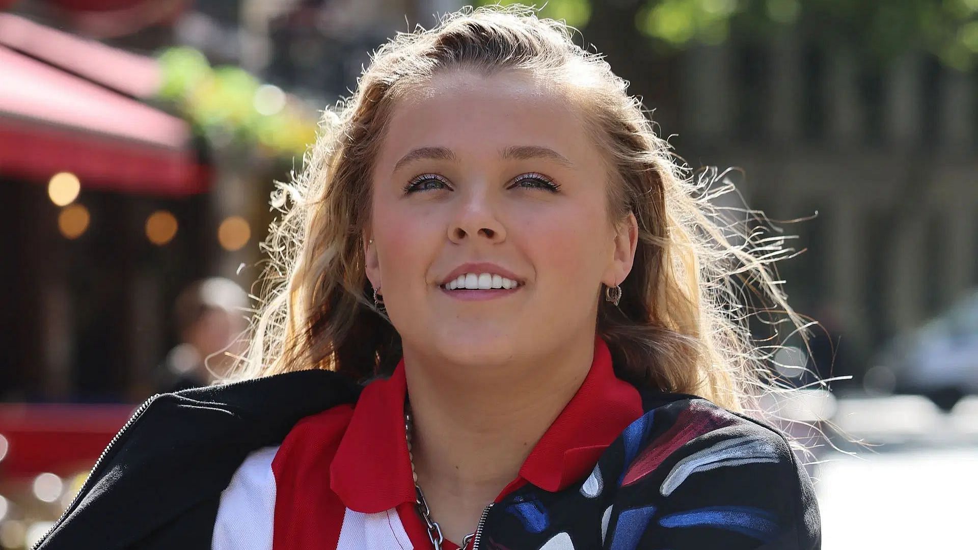 Jojo Siwa is seen arriving at Capital Radio Studios on June 02, 2025 in London, England (Image via Getty)