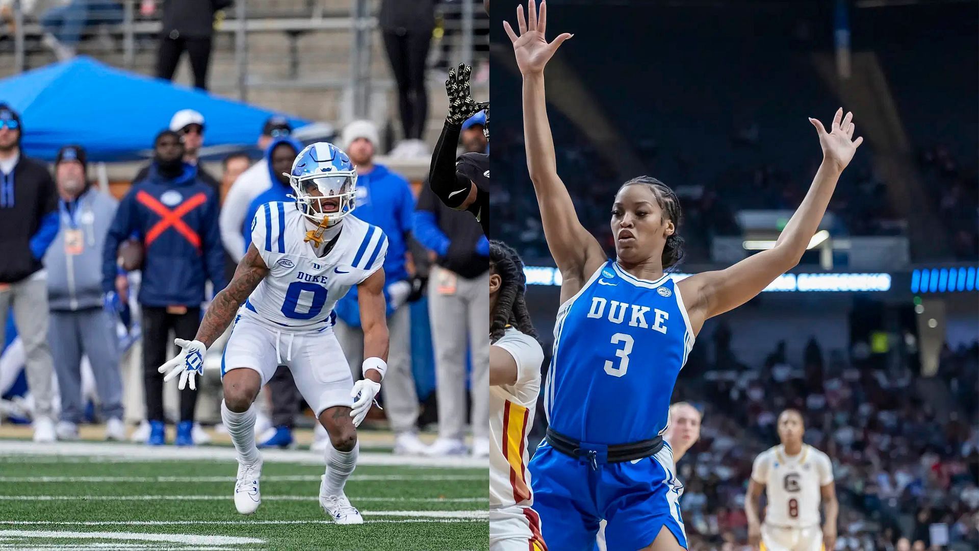 Chandler Rivers and Ashlon Jackson. - Source: Jim Dedmon &amp; Vasha Hunt, Imagn