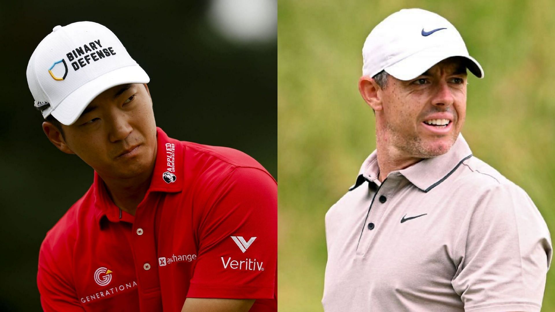 Michael Kim and Rory McIlroy during 2025 U.S. Open / Source: Getty Images